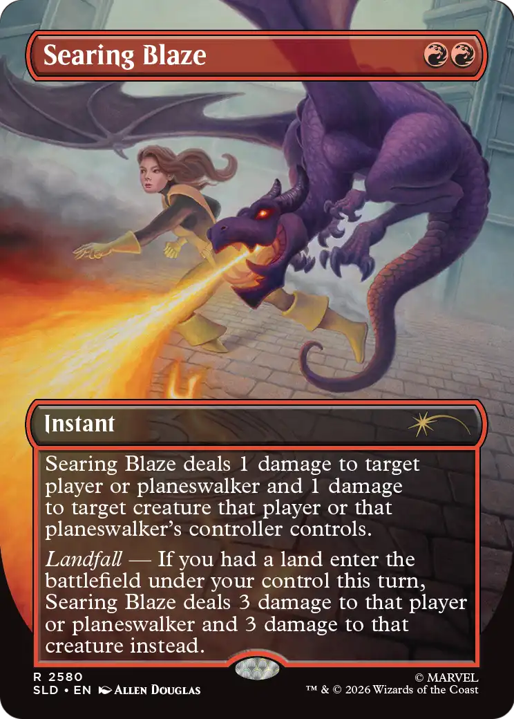 Searing Blaze [Secret Lair Drop Series] | Galaxy Games LLC