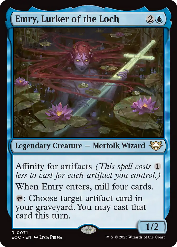 Emry, Lurker of the Loch [Edge of Eternities Commander] | Galaxy Games LLC
