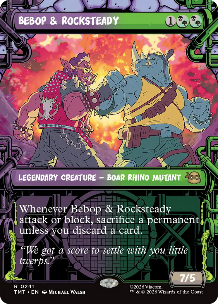 Bebop & Rocksteady (Showcase) [Teenage Mutant Ninja Turtles] | Galaxy Games LLC