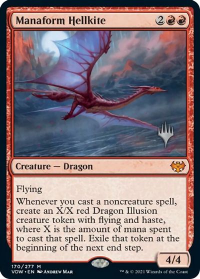 Manaform Hellkite (Promo Pack) [Innistrad: Crimson Vow Promos] | Galaxy Games LLC