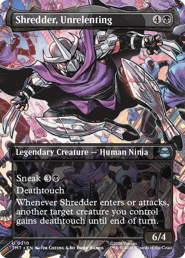 Shredder, Unrelenting (Borderless) [Teenage Mutant Ninja Turtles] | Galaxy Games LLC