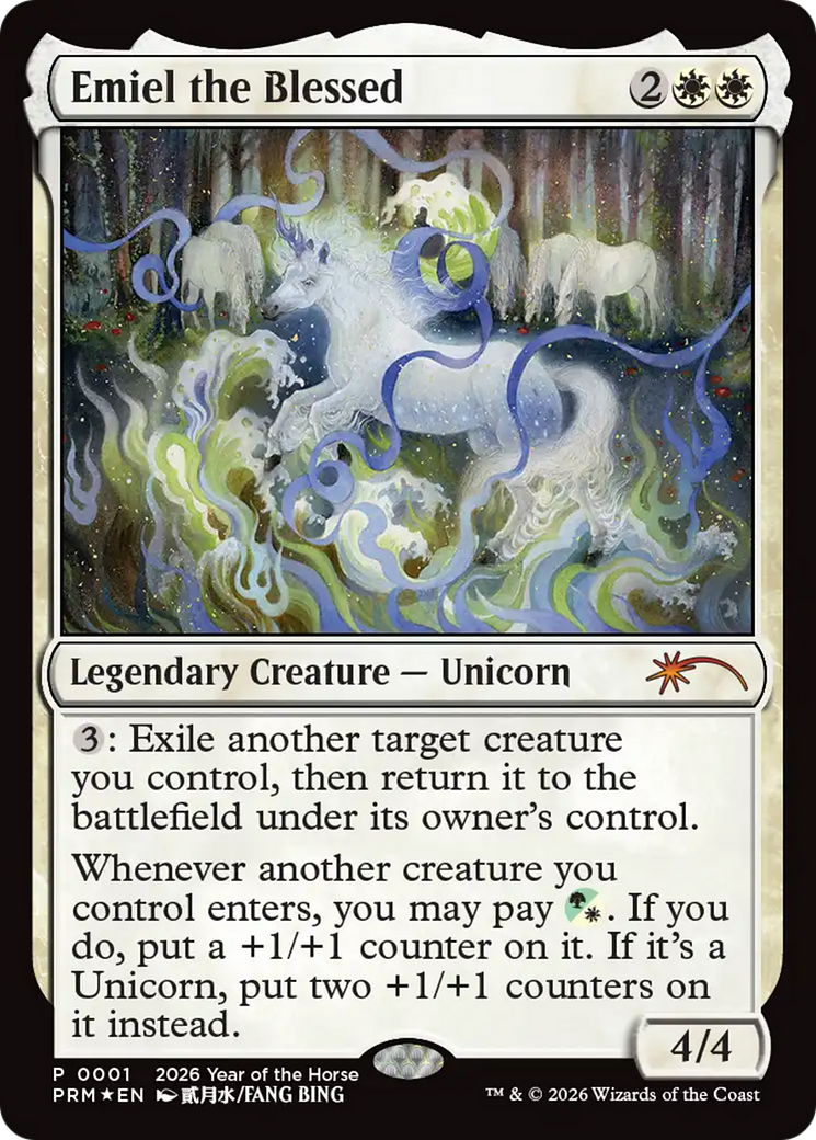 Emiel the Blessed (Year of the Horse 2026) [Standard Showdown Promos] | Galaxy Games LLC
