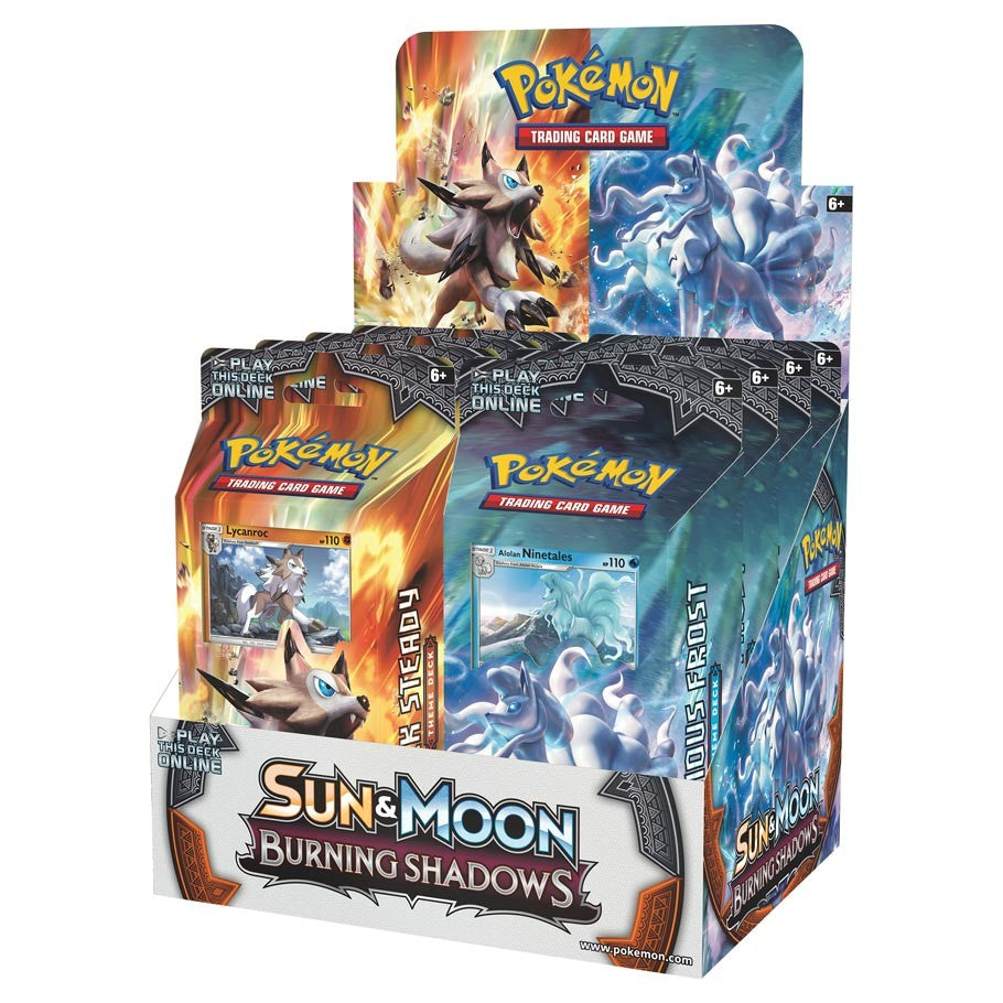 Sun & Moon: Burning Shadows - Theme Deck Display | Galaxy Games LLC
