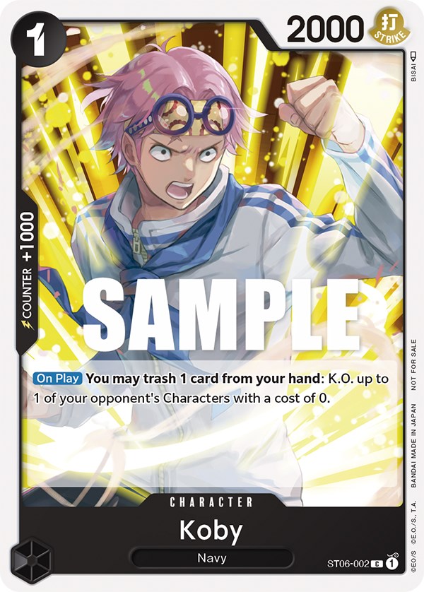 Koby (Promotion Pack 2023) [One Piece Promotion Cards] | Galaxy Games LLC