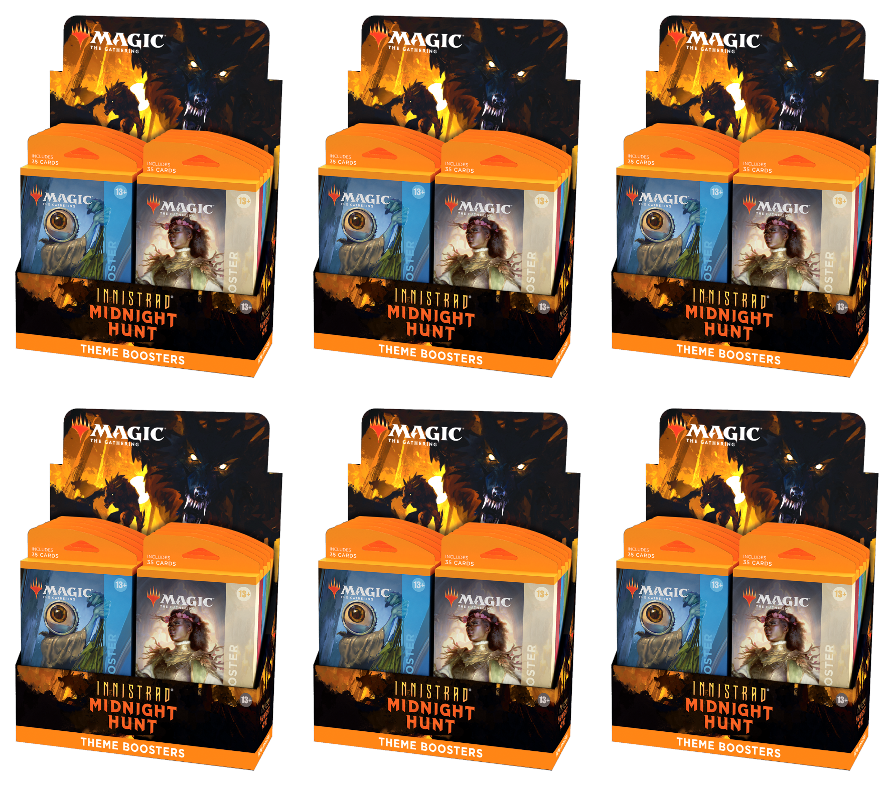 Innistrad: Midnight Hunt - Theme Booster Display Case | Galaxy Games LLC