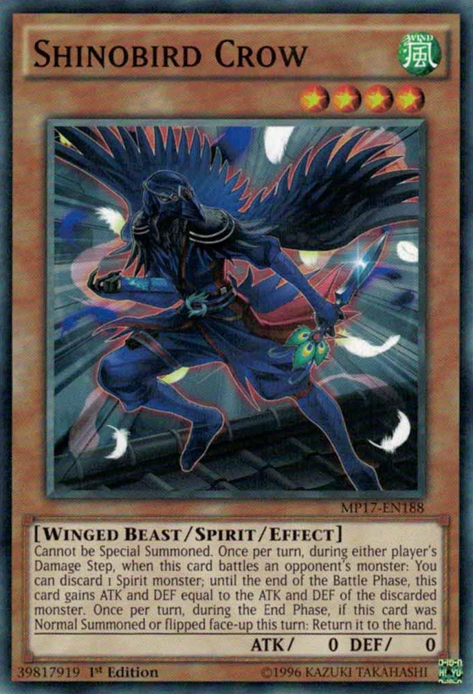Shinobird Crow [MP17-EN188] Common | Galaxy Games LLC