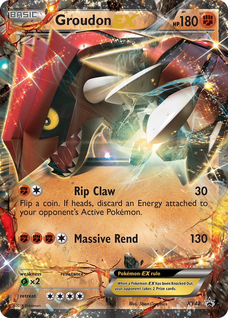 Groudon EX (XY42) [XY: Black Star Promos] | Galaxy Games LLC