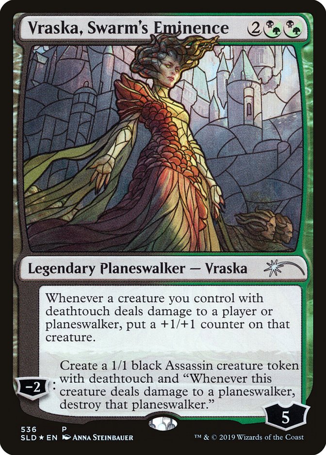 Vraska, Swarm's Eminence (Stained Glass) [Secret Lair Drop Promos] | Galaxy Games LLC