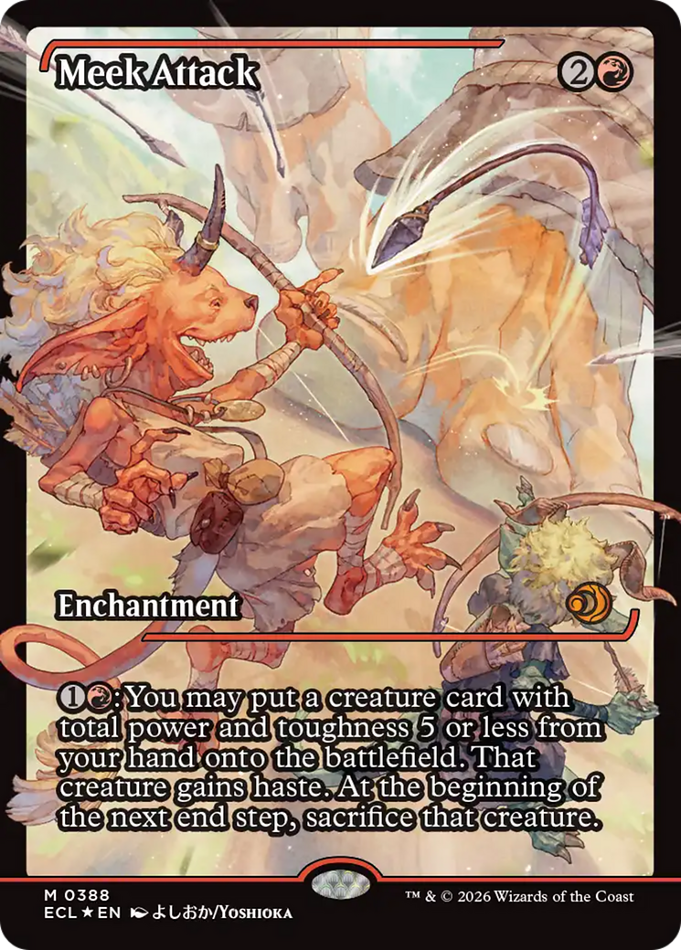 Meek Attack (388) (Showcase) [Lorwyn Eclipsed] | Galaxy Games LLC