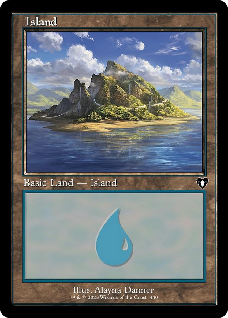 Island (440) (Retro) [Commander Masters] | Galaxy Games LLC