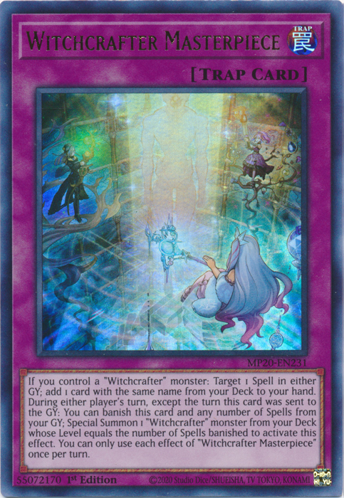 Witchcrafter Masterpiece [MP20-EN231] Ultra Rare | Galaxy Games LLC