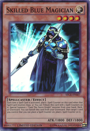 Skilled Blue Magician [SECE-ENS07] Super Rare | Galaxy Games LLC