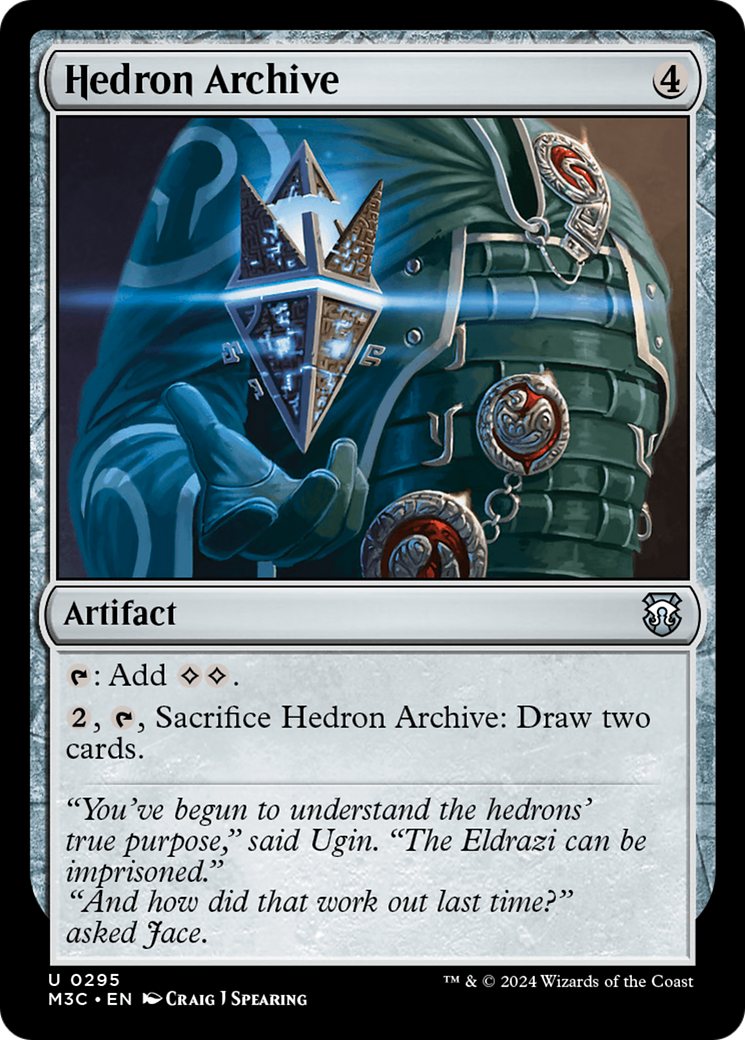 Hedron Archive (Ripple Foil) [Modern Horizons 3 Commander] | Galaxy Games LLC