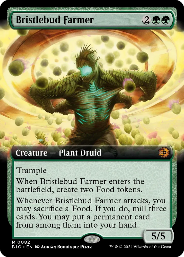 Bristlebud Farmer (Extended Art) [Outlaws of Thunder Junction: The Big Score] | Galaxy Games LLC