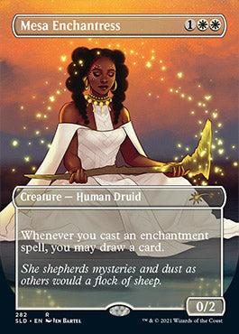 Mesa Enchantress (Borderless) [Secret Lair Drop Series] | Galaxy Games LLC