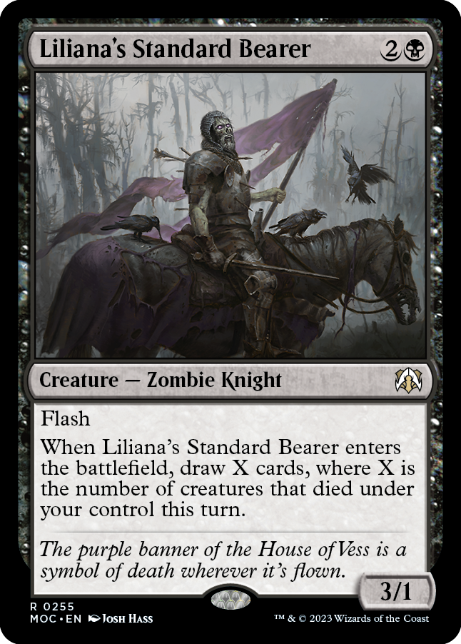 Liliana's Standard Bearer [March of the Machine Commander] | Galaxy Games LLC