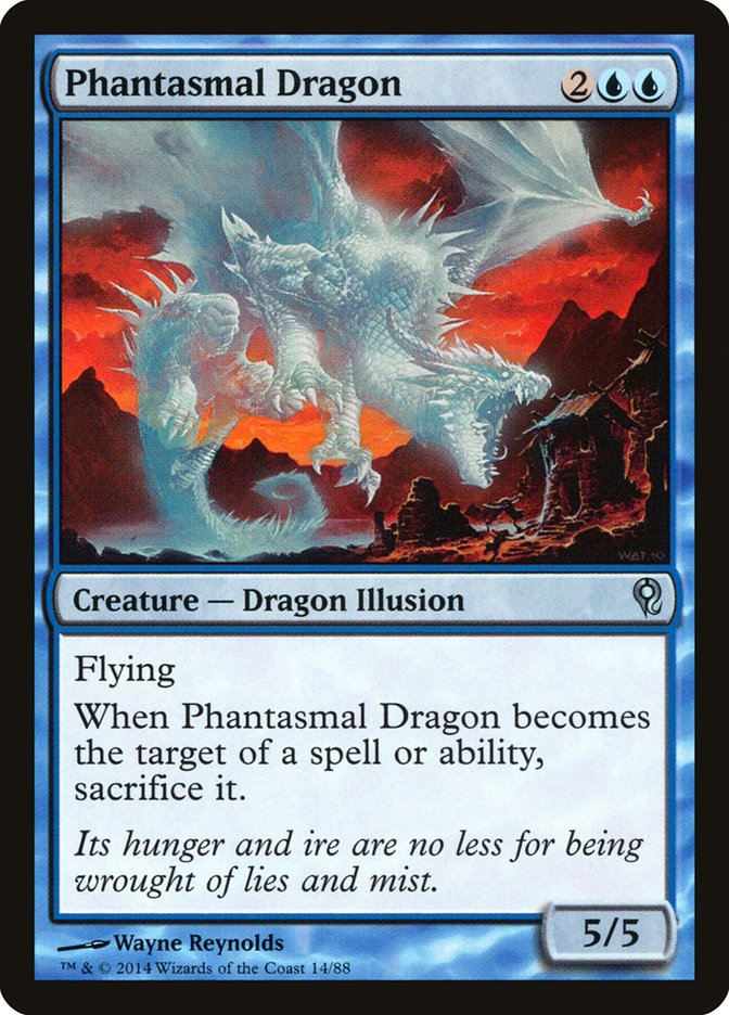 Phantasmal Dragon [Duel Decks: Jace vs. Vraska] | Galaxy Games LLC