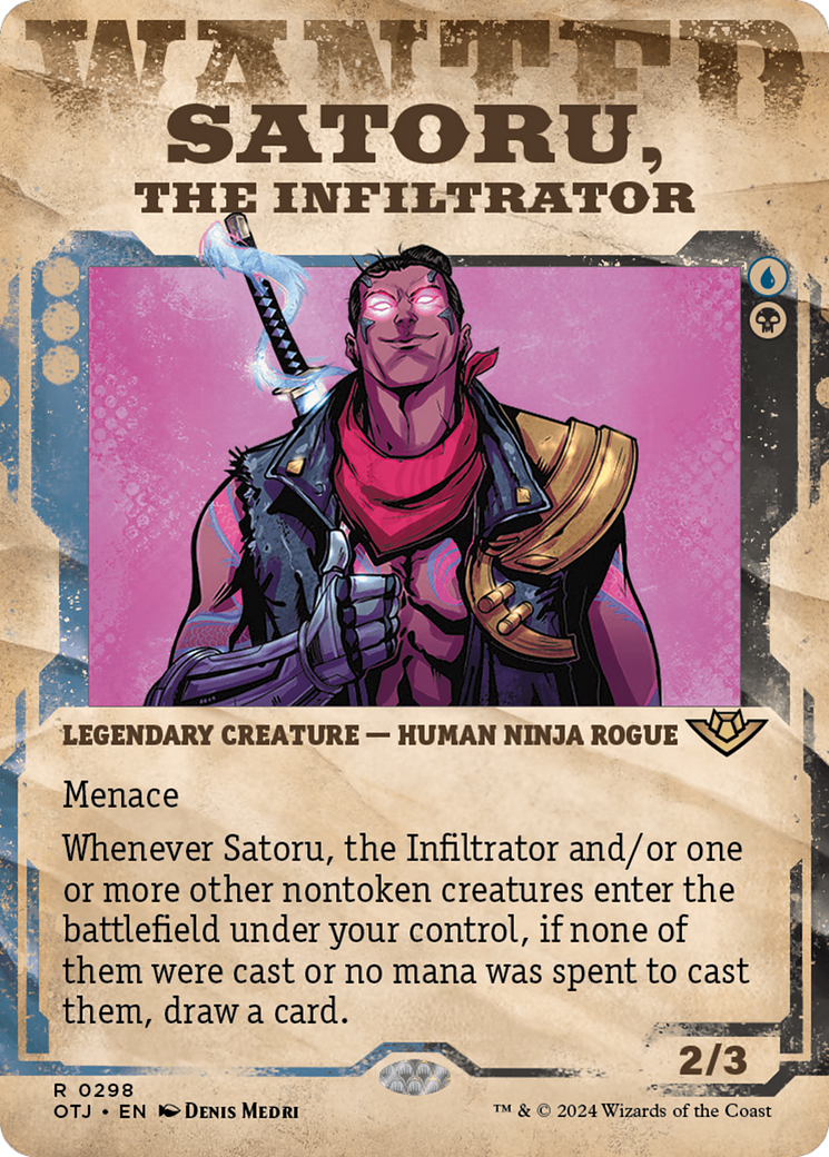 Satoru, the Infiltrator (Showcase) [Outlaws of Thunder Junction] | Galaxy Games LLC