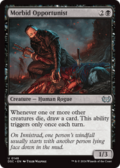 Morbid Opportunist [Duskmourn: House of Horror Commander] | Galaxy Games LLC