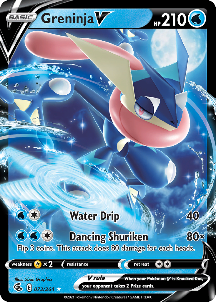 Greninja V (073/264) (Intro Deck) [Sword & Shield: Fusion Strike] | Galaxy Games LLC