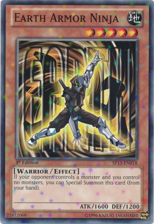 Earth Armor Ninja [SP13-EN018] Starfoil Rare | Galaxy Games LLC