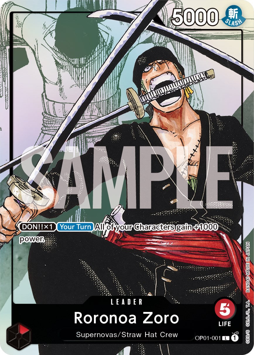 Roronoa Zoro (Alternate Art) [One Piece Promotion Cards] | Galaxy Games LLC