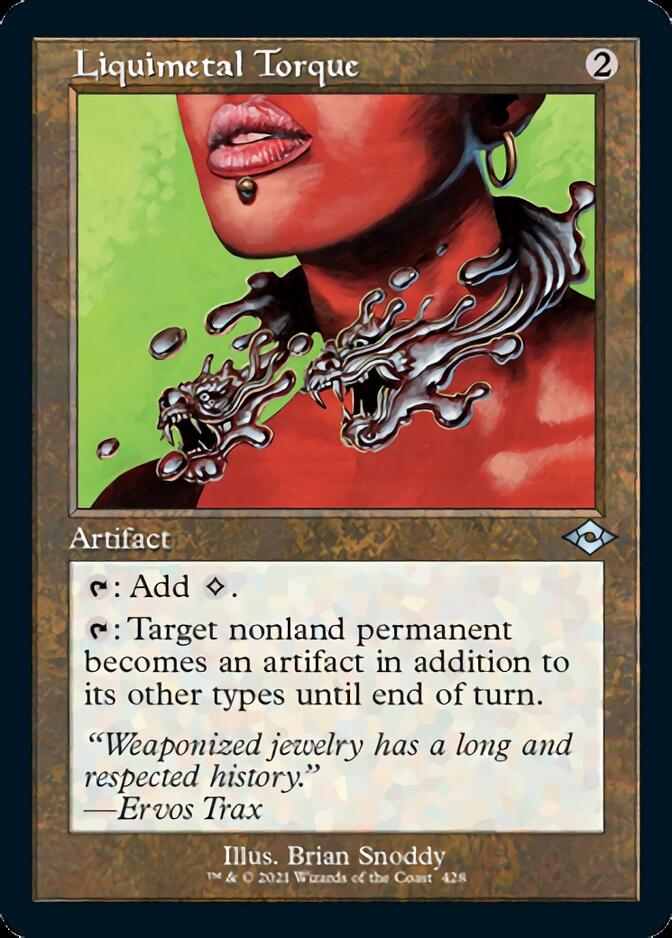 Liquimetal Torque (Retro Foil Etched) [Modern Horizons 2] | Galaxy Games LLC