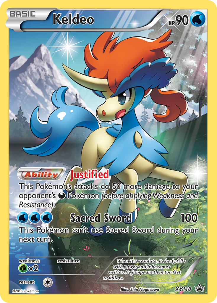 Keldeo (XY118) [XY: Black Star Promos] | Galaxy Games LLC