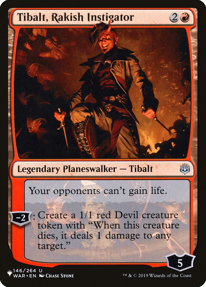 Tibalt, Rakish Instigator [The List] | Galaxy Games LLC