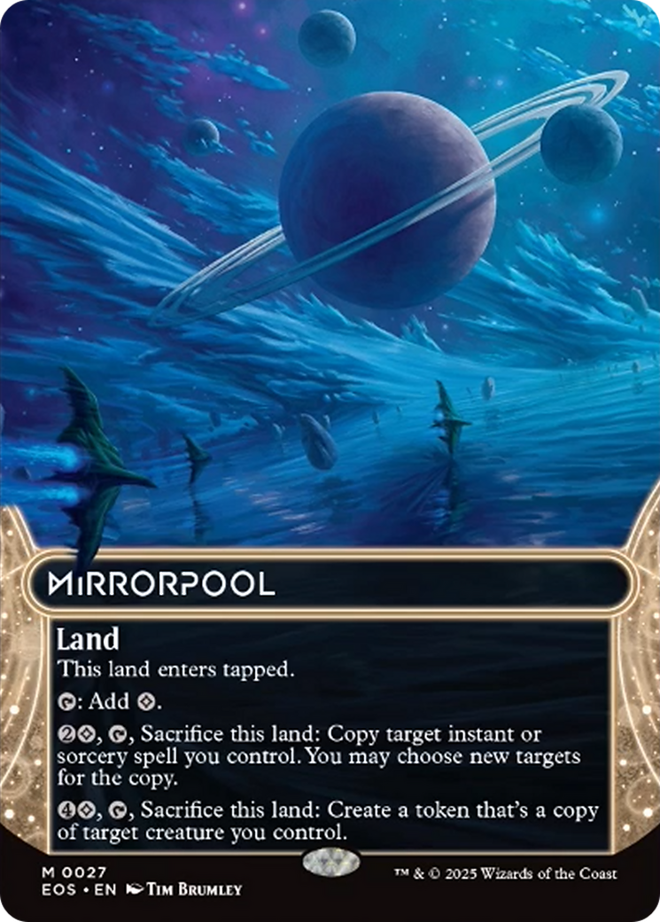 Mirrorpool (0027) (Borderless) [Edge of Eternities: Stellar Sights] | Galaxy Games LLC
