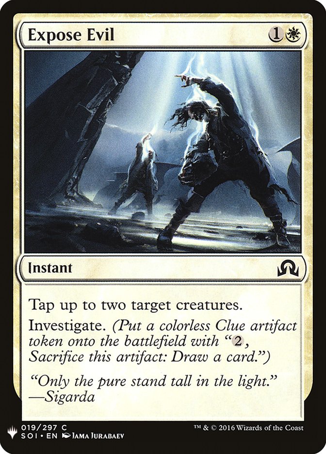 Expose Evil [Mystery Booster] | Galaxy Games LLC