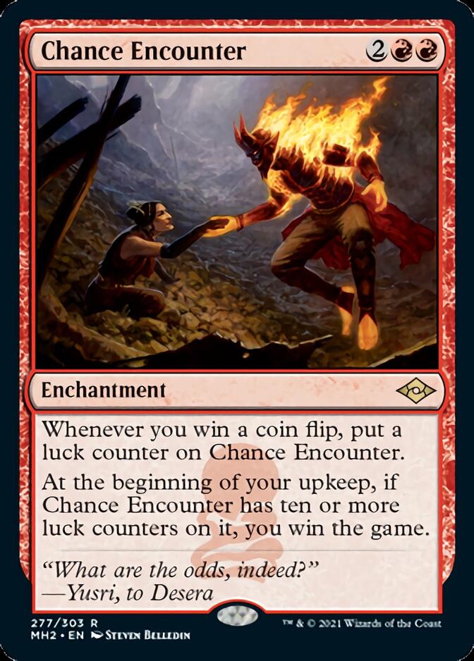 Chance Encounter (Foil Etched) [Modern Horizons 2] | Galaxy Games LLC