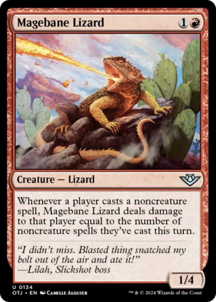 Magebane Lizard [Outlaws of Thunder Junction] | Galaxy Games LLC