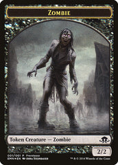 Zombie // Zombie Double-Sided Token [Eldritch Moon Prerelease Promos] | Galaxy Games LLC