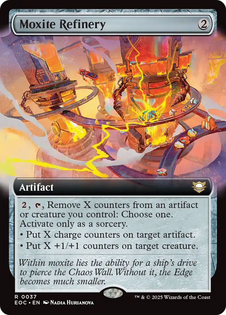 Moxite Refinery (Extended Art) [Edge of Eternities Commander] | Galaxy Games LLC