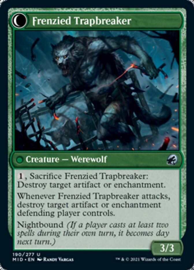 Outland Liberator // Frenzied Trapbreaker [Innistrad: Midnight Hunt] | Galaxy Games LLC