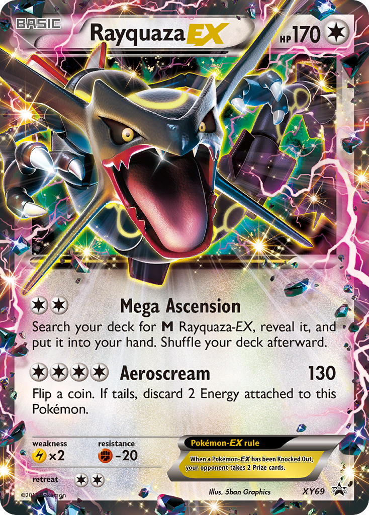 Rayquaza EX (XY69) (Shiny) [XY: Black Star Promos] | Galaxy Games LLC