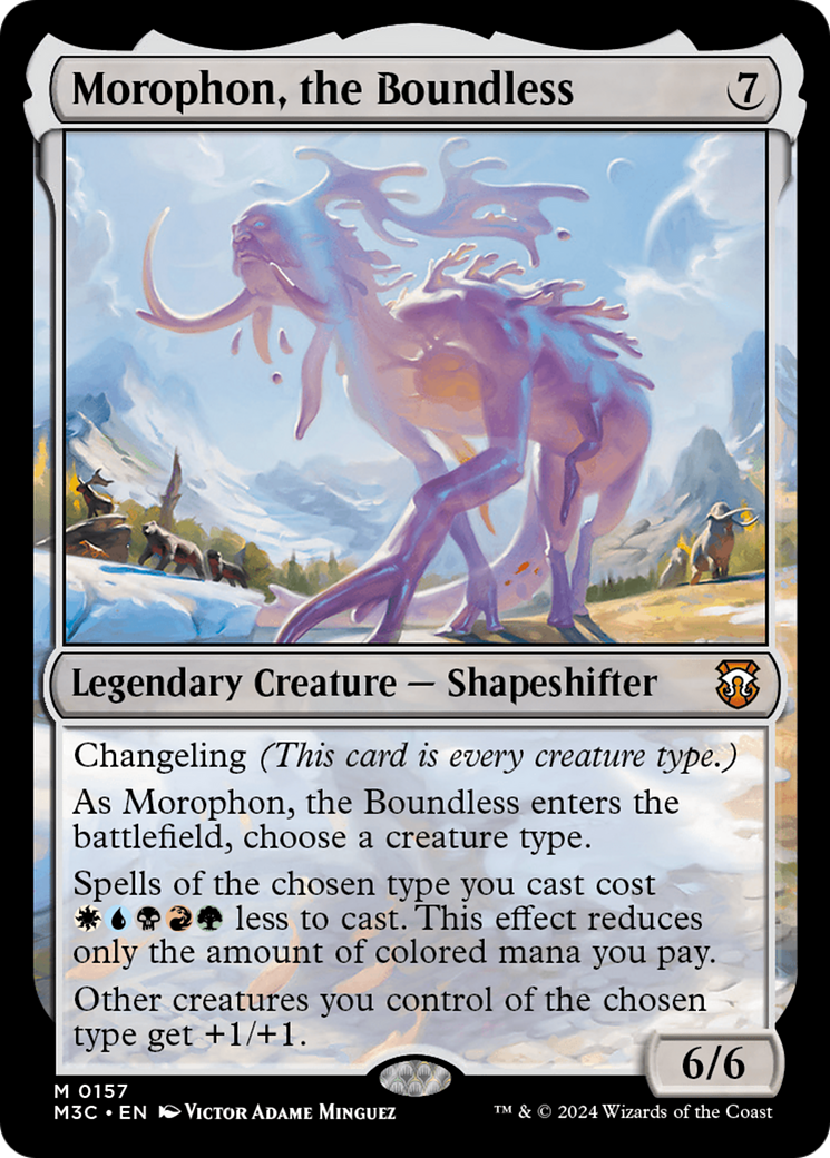 Morophon, the Boundless (Ripple Foil) [Modern Horizons 3 Commander] | Galaxy Games LLC