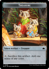 Squirrel // Treasure Double-Sided Token [Bloomburrow Tokens] | Galaxy Games LLC
