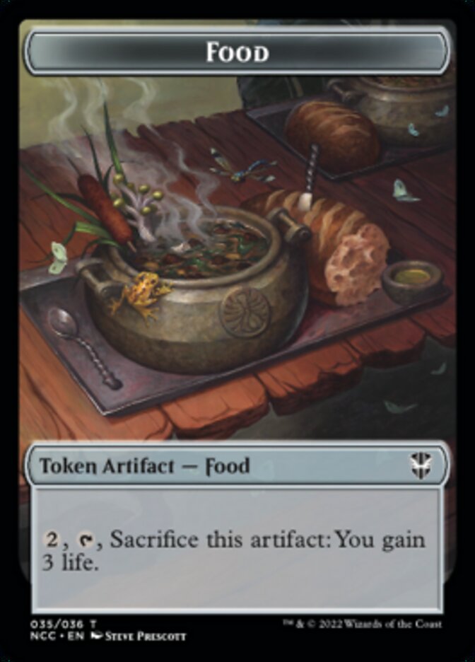 Food // Citizen Double-Sided Token [Streets of New Capenna Commander Tokens] | Galaxy Games LLC