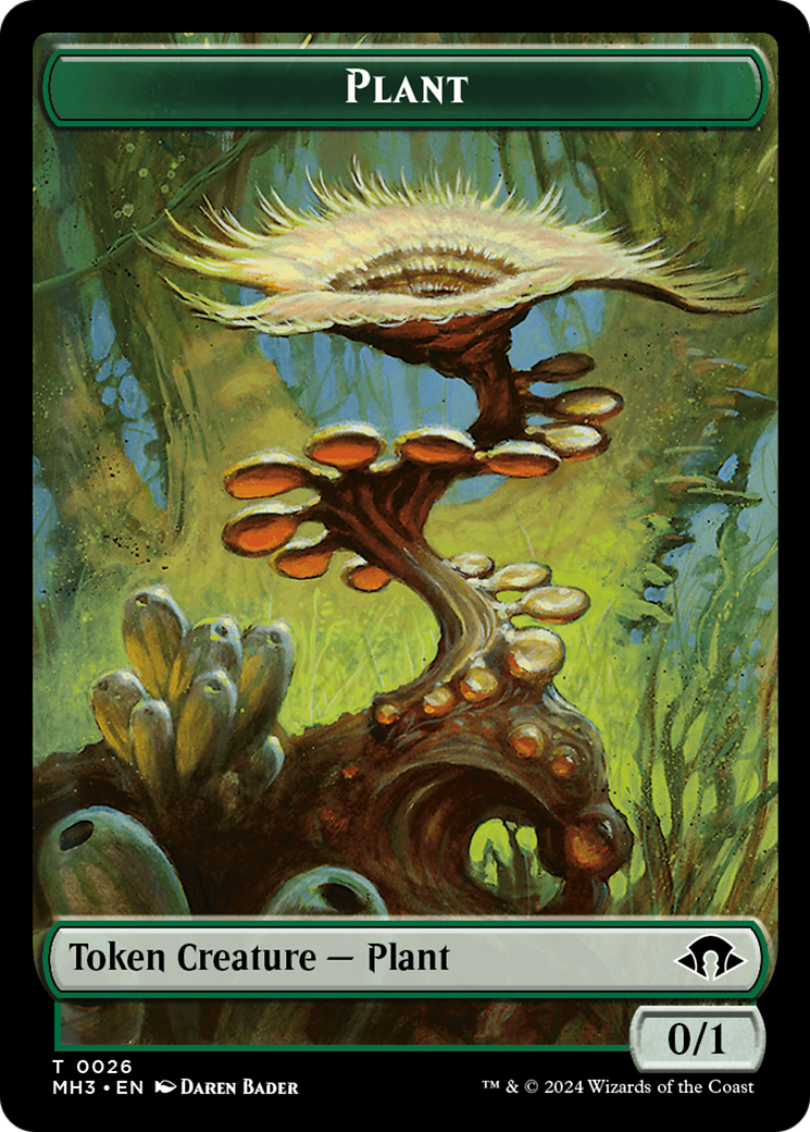 Plant Token [Modern Horizons 3 Tokens] | Galaxy Games LLC
