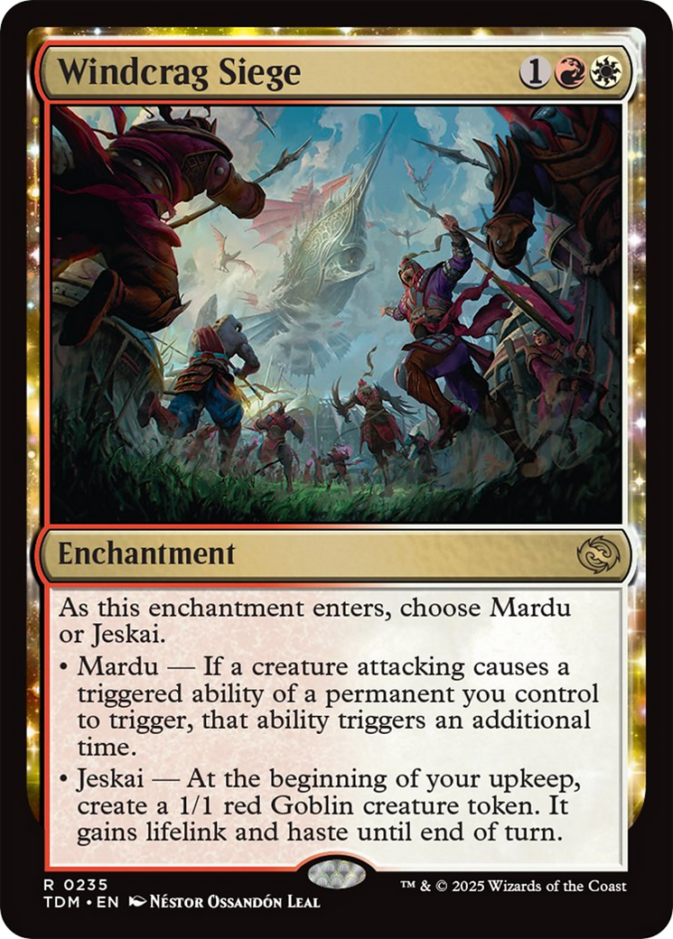 Windcrag Siege [Tarkir: Dragonstorm] | Galaxy Games LLC