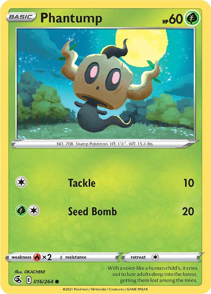 Phantump (016/264) [Sword & Shield: Fusion Strike] | Galaxy Games LLC