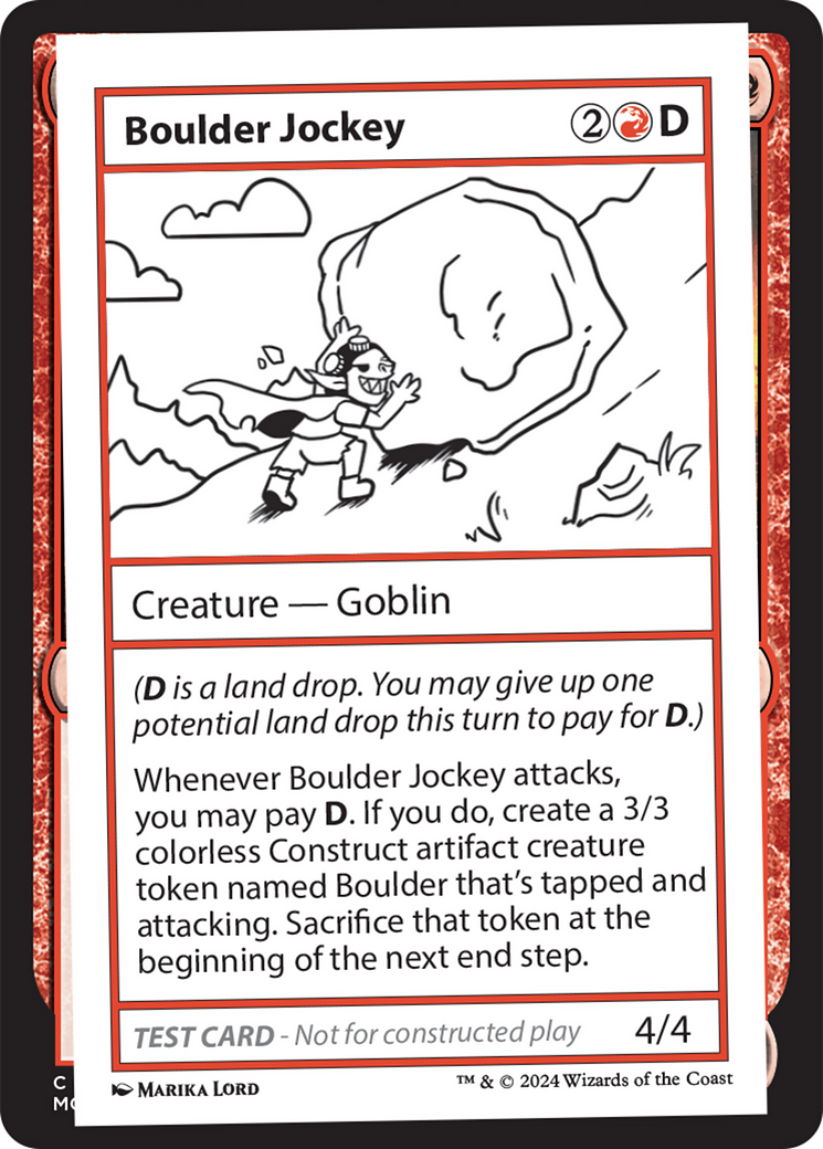 Boulder Jockey [Mystery Booster 2 Playtest Cards] | Galaxy Games LLC