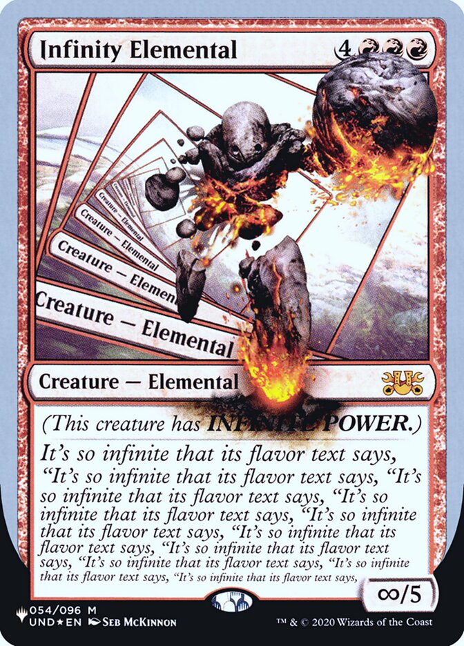 Infinity Elemental (Unfinity Foil Edition) [The List] | Galaxy Games LLC