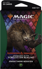 Dungeons & Dragons: Adventures in the Forgotten Realms - Theme Booster (Green) | Galaxy Games LLC