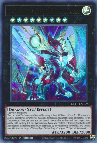 Galaxy-Eyes Cipher Blade Dragon [GFTP-EN059] Ultra Rare | Galaxy Games LLC