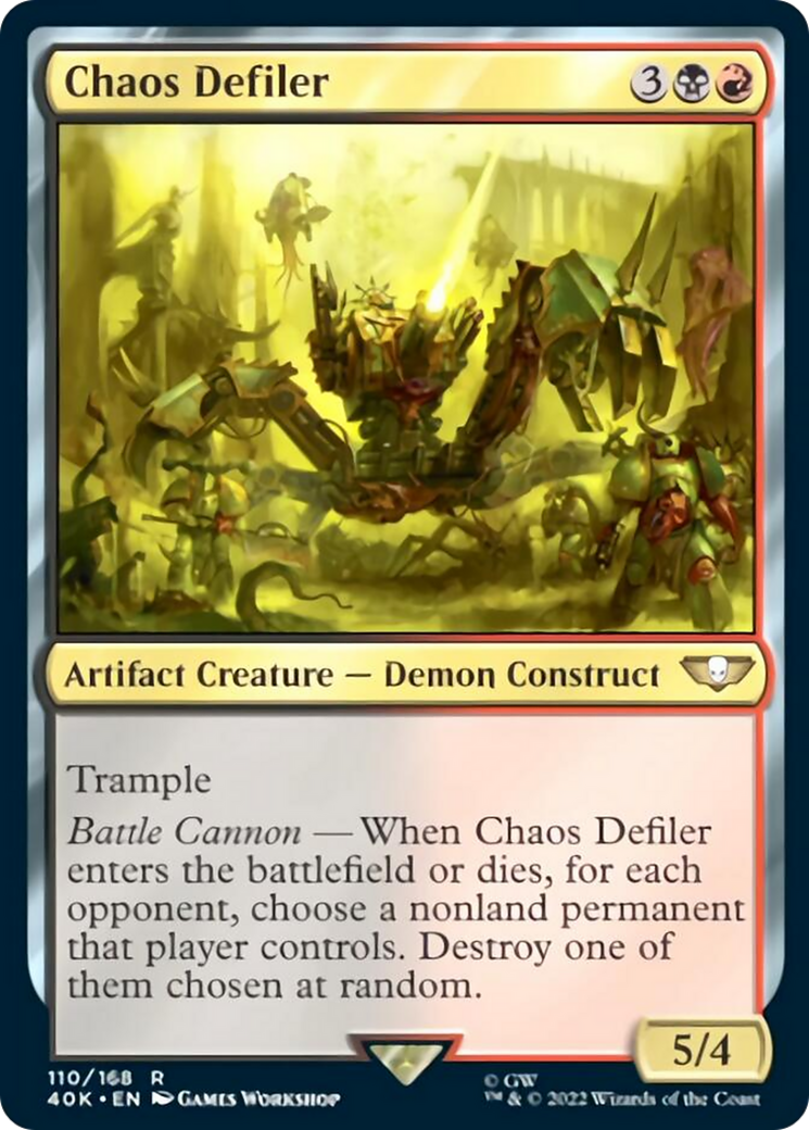 Chaos Defiler (Surge Foil) [Warhammer 40,000] | Galaxy Games LLC