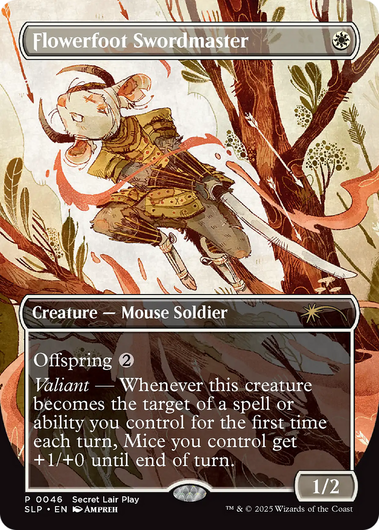 Flowerfoot Swordmaster [Secret Lair Showdown] | Galaxy Games LLC