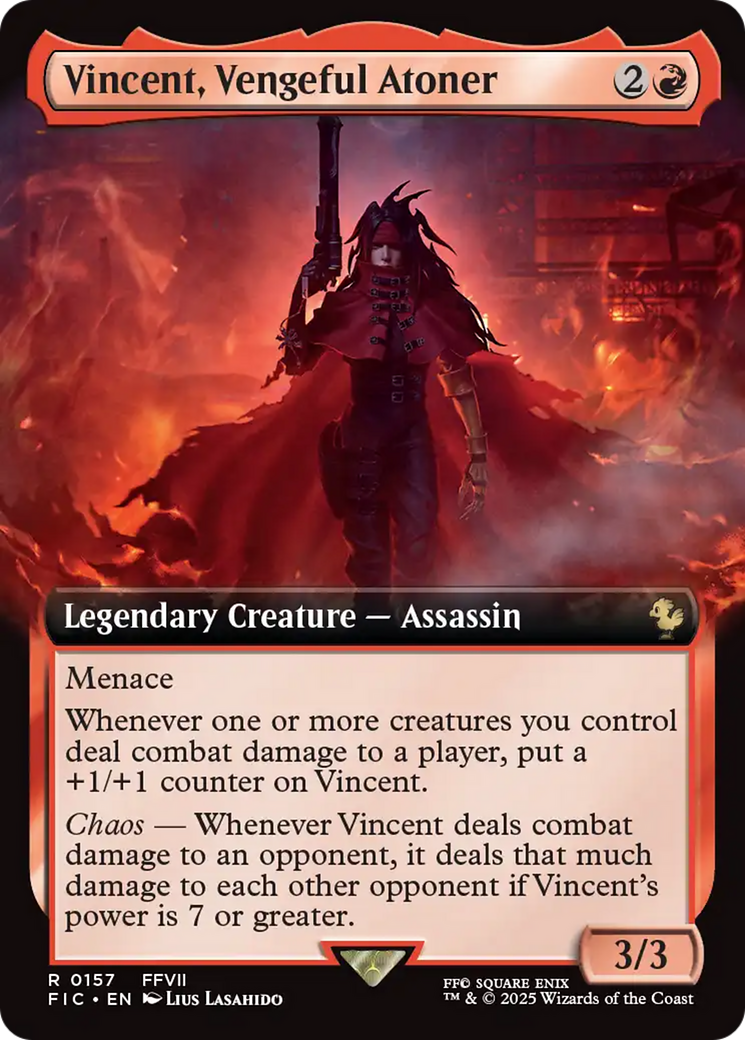 Vincent, Vengeful Atoner (Extended Art) [FINAL FANTASY Commander] | Galaxy Games LLC